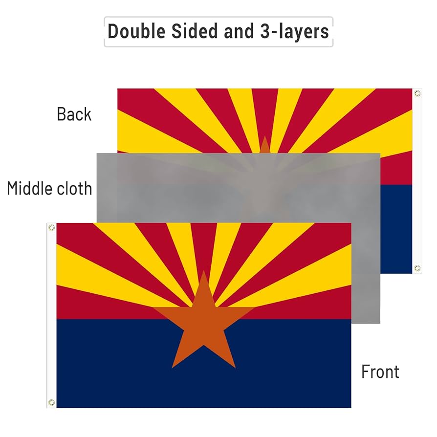 Amazon.com : AMZFLAG Arizona State Flag 3x5 ft Outdoor